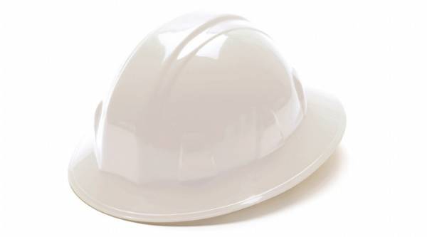 SL SERIES FULL BRIM HARD HAT W/ 4 POINT RATCHET SUSPENSION